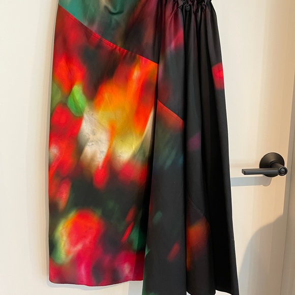 Dries Van Noten Ruched Printed Cotton-Poplin Midi Dress - Picture 14 of 15